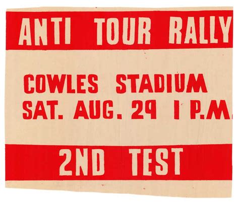As protection for the springboks, the police created two special riot squads, the red and blue squads. 1981 Springbok Tour - Poster Collection - Heritage ...