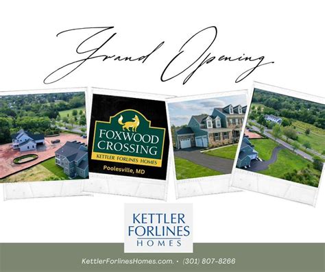 Foxwood Crossing Is Now Open Poolesville Community Of 5 Homes