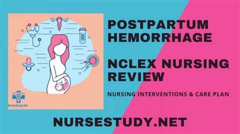 Postpartum Hemorrhage Nursing Diagnosis And Nursing Care Plan