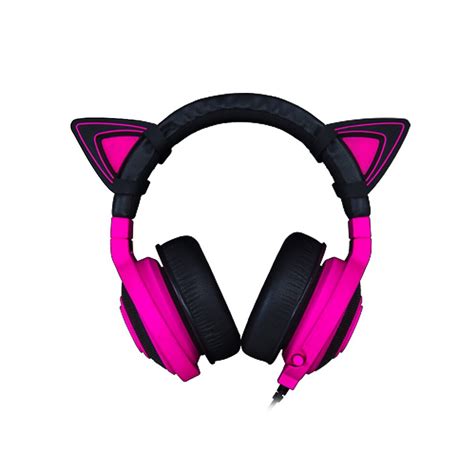 Razer Kitty Cat Ears Attachable Accessory For Kraken Headsets Headphone