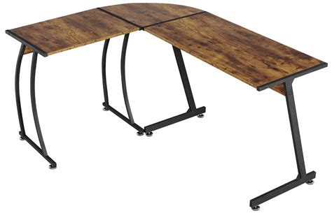 Buy Yaheetech Industrial L Shaped Computer Desk Computer Corner Desk