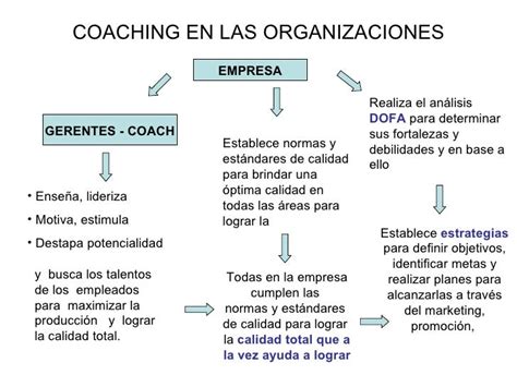Mapa Coaching En Las Organizaciones