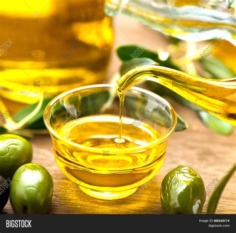 Olive Oil Pouring Image And Photo Free Trial Bigstock