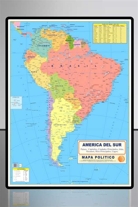 Angostura la madre de colombia. America del Sur Politico | MAPAS ESCOLARES | Pinterest ...