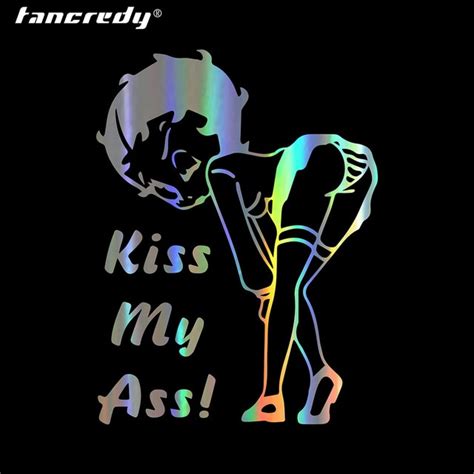 Car Sticker Kiss My Girl Sexy Funny Decals Car Bumper Stickers And