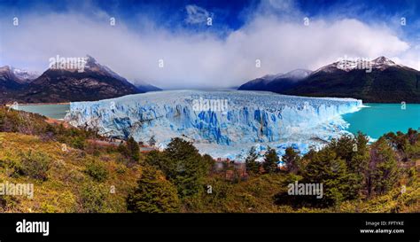 Perito Moreno Glacier Lake Argentino Santa Cruz Argentina Stock