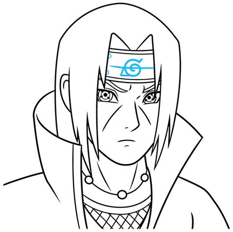 How To Draw Itachi Uchiha Really Easy Drawing Tutorial In 2021 Easy