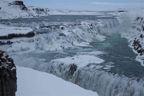 Travel To Iceland And See Gullfoss Waterfall In Winter