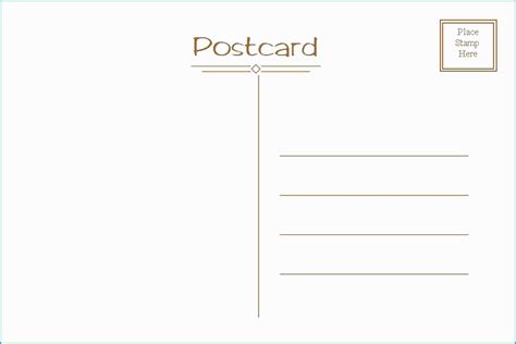 Free Postcard Templates For Word