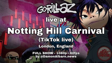 Gorillaz Notting Hill Carnival London England Full Show 1080p