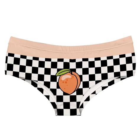 Racing Checkerboard Peach Undies Fruit Panties Ddlg Playground