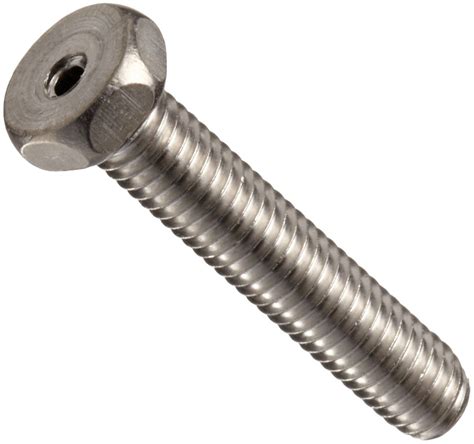 Plain Finish 18 8 Stainless Steel Machine Screw 6 32 Threads Pack Of 10 716 Length Small Parts