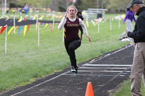 Calvin Womens Track And Field In Third Place Through Day One Of Miaa
