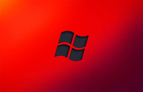 Windows Red Logo Minimal K Computer Wallpaper
