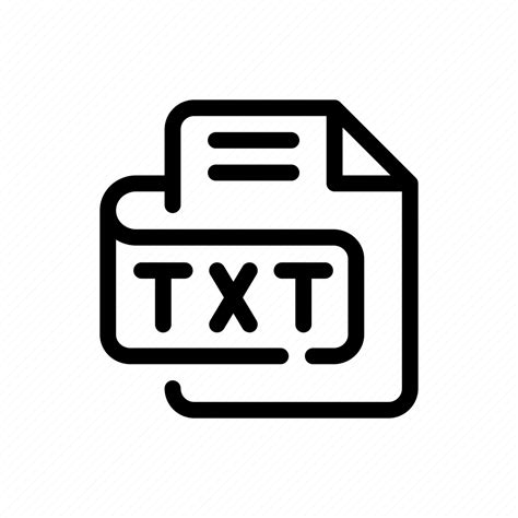 Txt Document File Format Extension Icon Download On Iconfinder