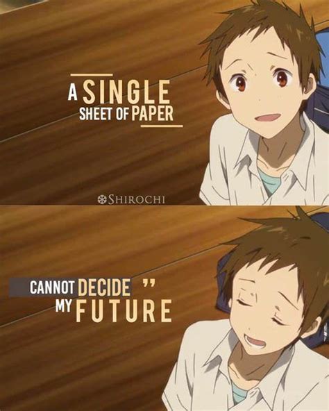 One Thing Learned After Graduation Teenager Quotes Anime Quotes