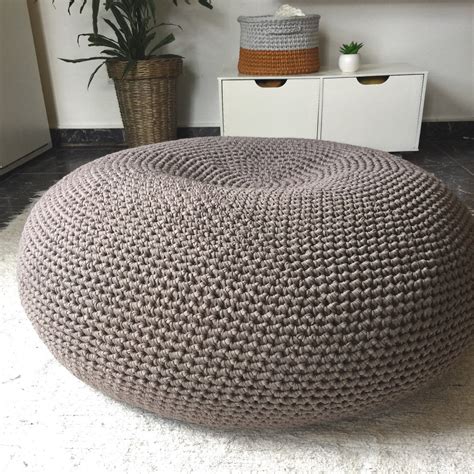 Lounge in comfort and style with target's wide range of comfy bean bags. Giant Pouf Ottoman, XXXL Knitted Pouffe, Modern Bean Bag ...