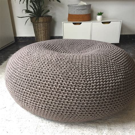 Great news!!!you're in the right place for floor pillow knit. Giant Pouf Ottoman, XXXL Knitted Pouffe, Modern Bean Bag ...