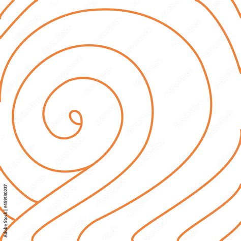 Abstract Hand Drawn Swirl Pattern With Editable Stroke Zentangle