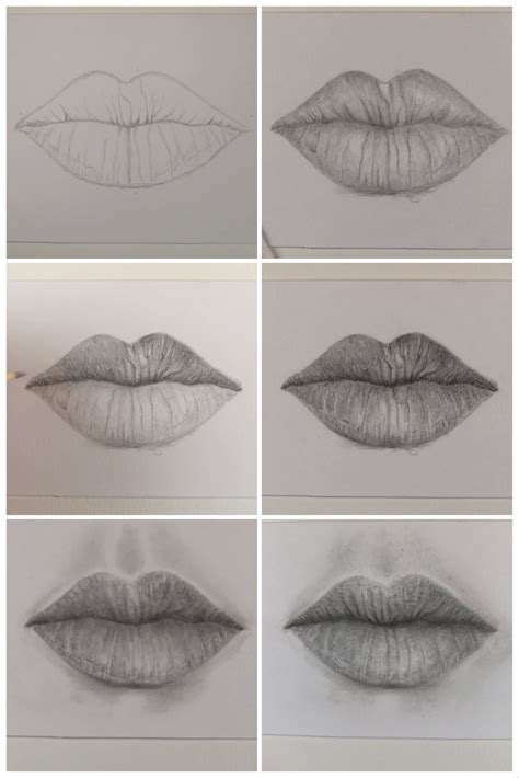 How Draw Lips Drawing
