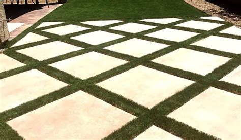 Can You Install Artificial Grass Between Pavers Do This