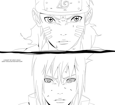 Naruto 696 Lineart By Gray Dous On Deviantart Naruto Naruto Sketch