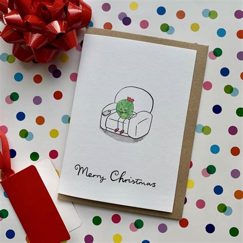 Funny Brussel Sprout Christmas Card By Have A Gander