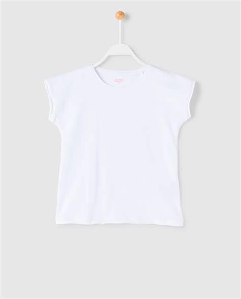 Camiseta Básica De Niña Blanca · Moda Y Accesorios · Hipercor En 2020
