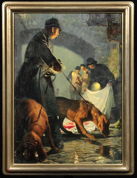 Tom Lovell - The Crime Scene For Sale at 1stDibs | crime paint, crime