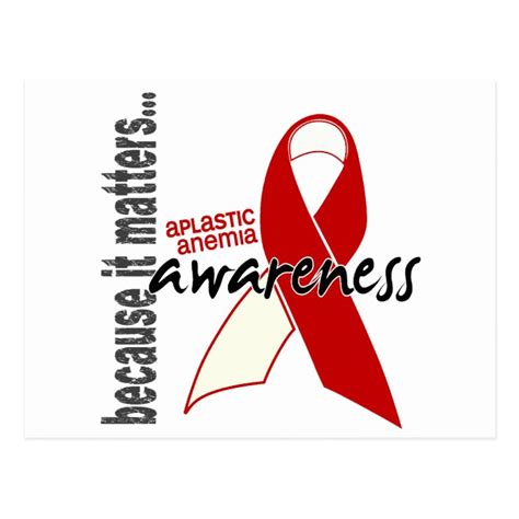 Aplastic Anemia Awareness 1 Postcard