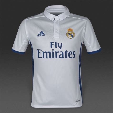 Conoce la colección de viaje que visten los jugadores al trasladarse fuera de madrid. adidas Real Madrid 16/17 Kids Home Shirt - Boys Replica ...