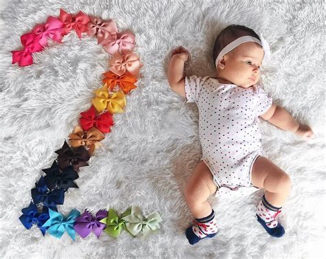 20 ideas para fotos de bebes mes a mes