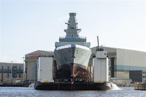 Bae Systems Floats First Royal Navys Type 26 Frigate Hms Glasgow
