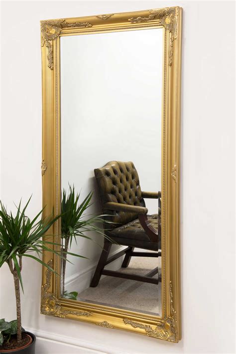 Extra Large Full Length Classic Ornate Styled Gold Mirror 5ft7 X 2ft7 170x79cm Ebay