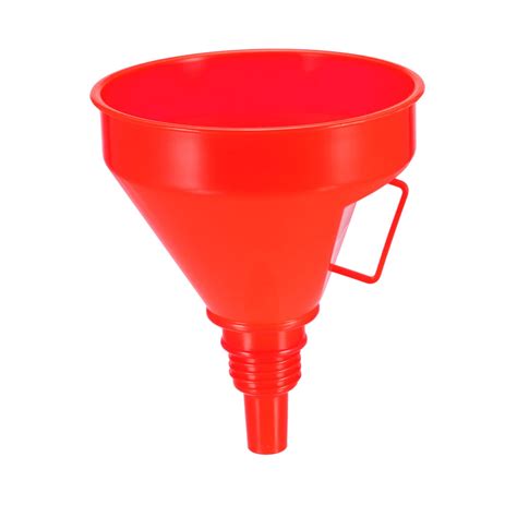 Filter Funnel 6 Plastic Red Feul Funnel For Petrol Engine Oil Water