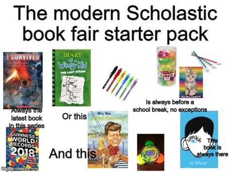 The Modern Scholastic Book Fair Starter Pack Imgflip