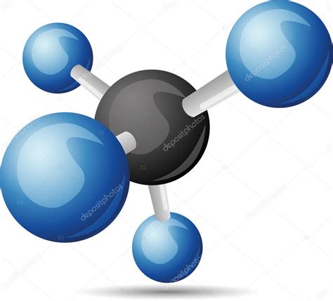 Ch4 Methane Molecule ⬇ Vector Image By © см Vector Stock 9446193
