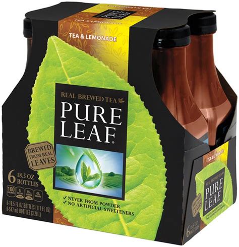 Lipton Real Brewed Tea Pure Leaf Tea And Lemonade 6pk Hy