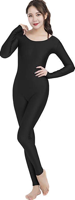 Speerise Womens Long Sleeve Lycra Spandex Dance Unitard Xs