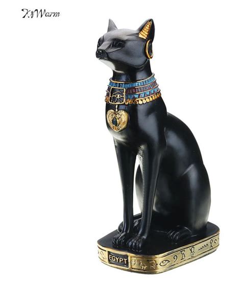 126 Ancient Egyptian Bastet Goddess God Cat Pharaoh Figurine Statue Sculpture Craft Vintage