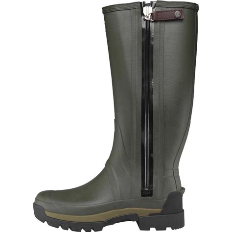 Buy Hunter Mens Balmoral Technical Zip 3mm Neo Wellington Boots Dark Olive