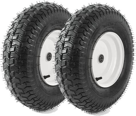 2 Pack 16x650 8 Tubeless Tires On Rim Universal Fit