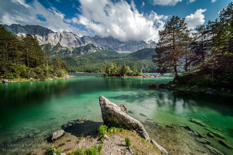 Michaelpocketlist Eibsee Is A Lake In Bavaria Germany At The Base Of