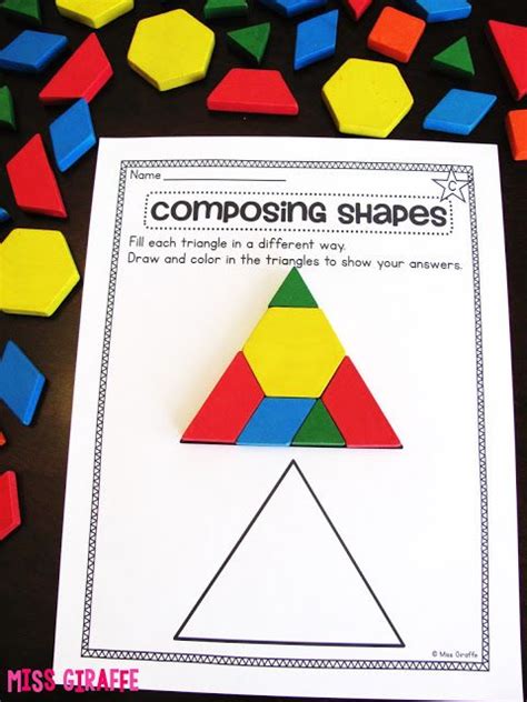 Composing Shapes In 1st Grade Kindergarten Geometry 1st Grade Math