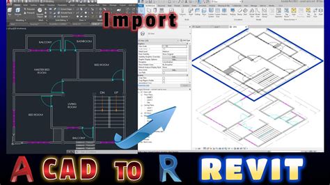 How To Import Autocad Dwg Files To Revit Project Multiple Levels Cad