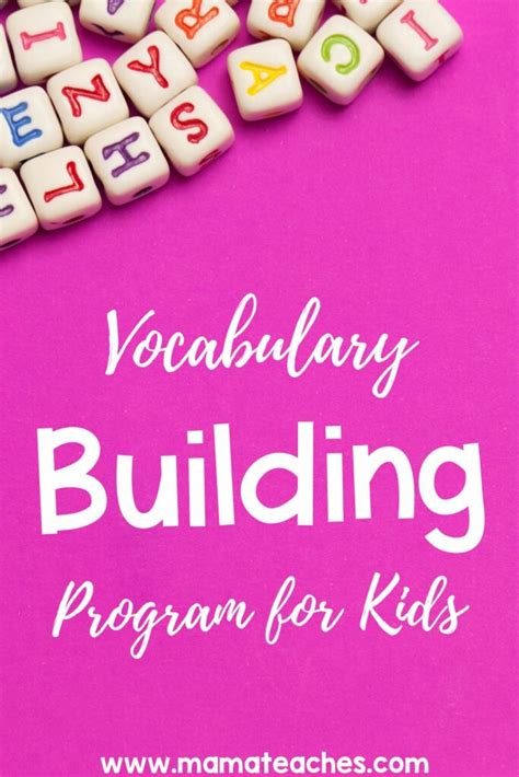Vocabulary Learning For Homeschoolers Mama Teaches