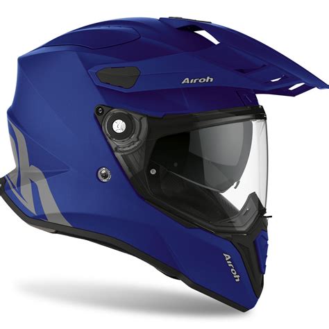 A good dual sport helmet is designed to do both, but there are features to look for when selecting a dual sport helmet that will be more suited to one but like any dual sport helmet, it can create some buffeting at high speeds. Airoh Commander Color Helmet Blue Matt| Dual Sport Helmet