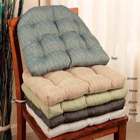 In this review we want to show you kitchen table chair cushions. Handsome Reversible Chair Cushion Set