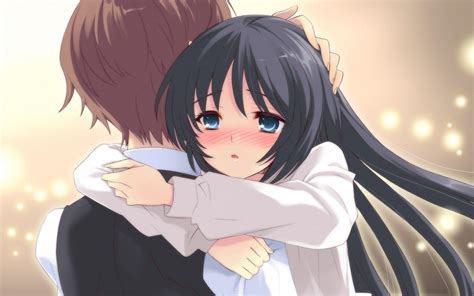 anime couples hugging most people enjoy physical contact with other people whether it s for