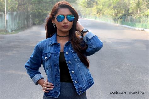 sale ootd with denim jacket in stock